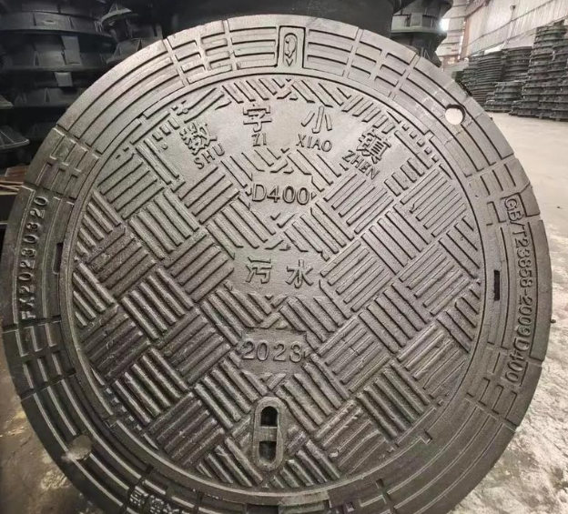 沂水球墨铸铁防沉降井盖展示